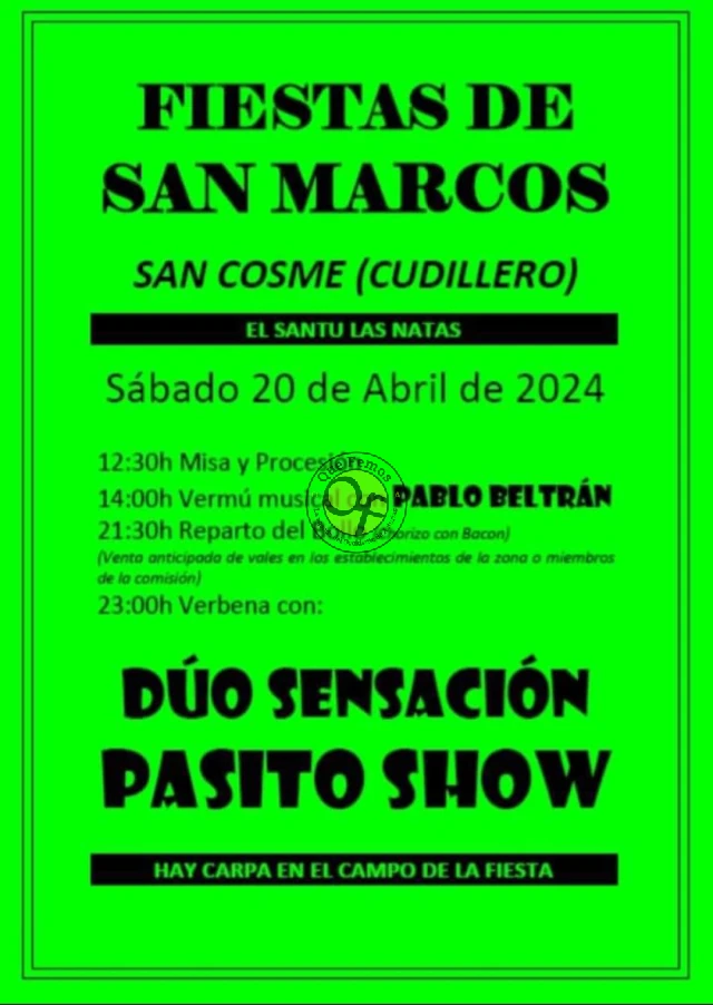 Fiesta de San Marcos 2024 en San Cosme