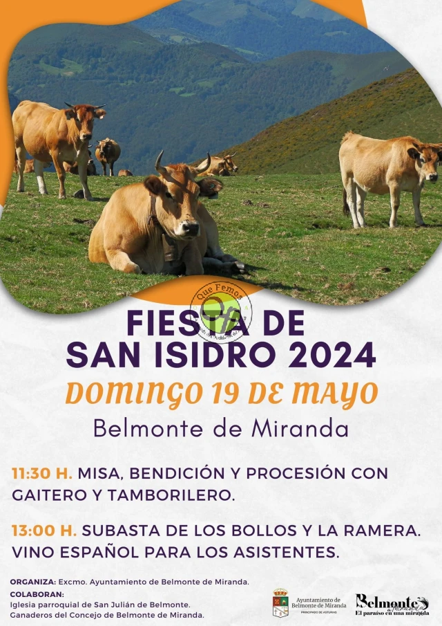 Fiesta de San Isidro 2024 en Belmonte de Miranda