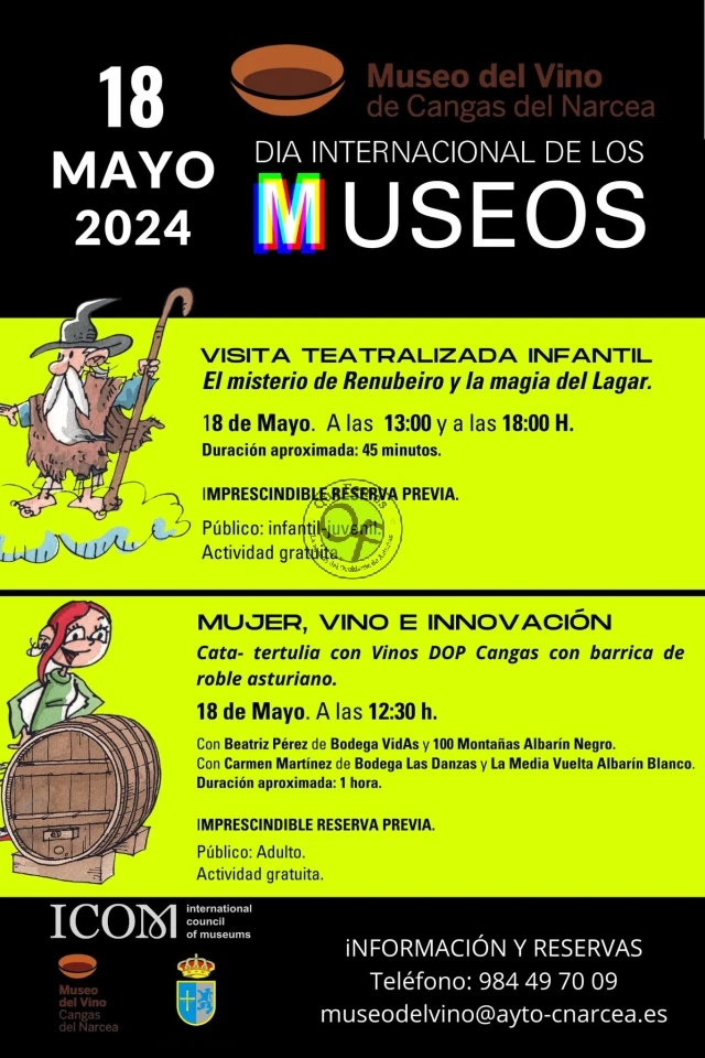 Día Internacional de los Museos 2024 en el Museo del Vino de Cangas
