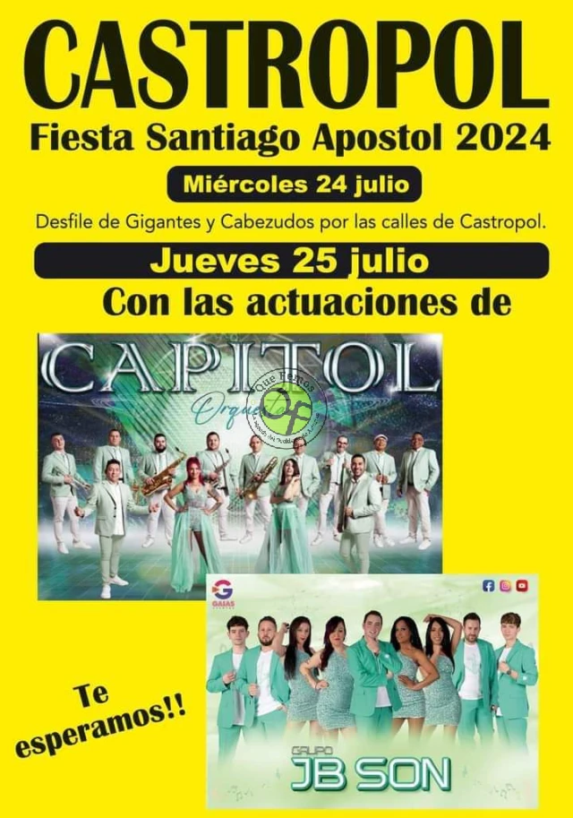 Fiestas de Santiago Apóstol 2024 en Castropol