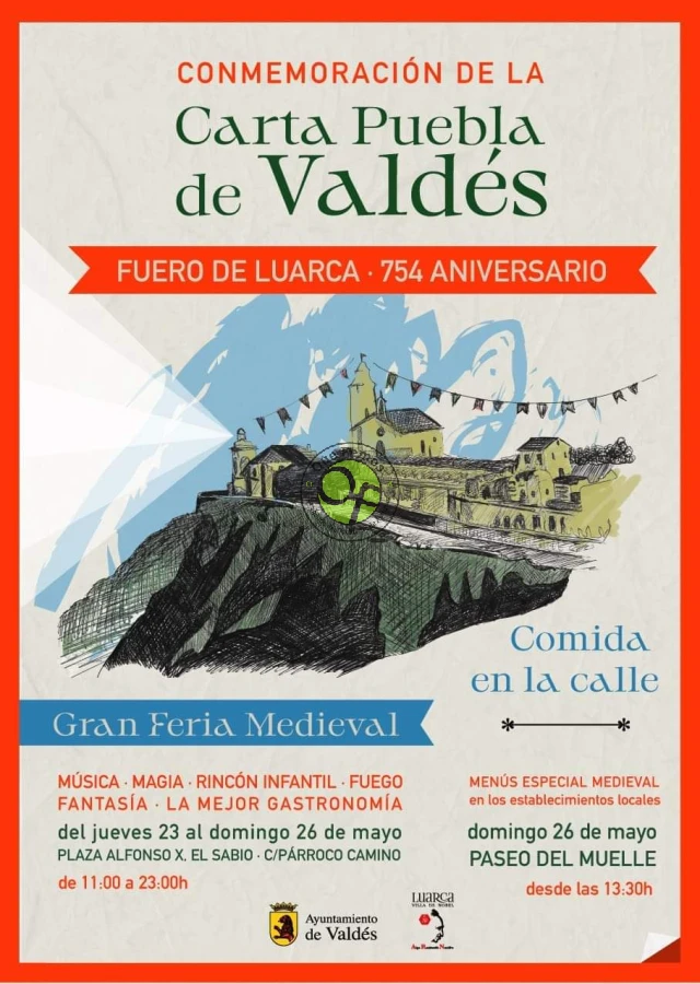 Luarca celebra una gran Feria Medieval y conmemora la Carta Puebla de Valdés 
