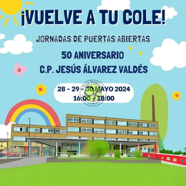 El Colegio Público Jesús Álvarez Valdés celebra su 50 aniversario
