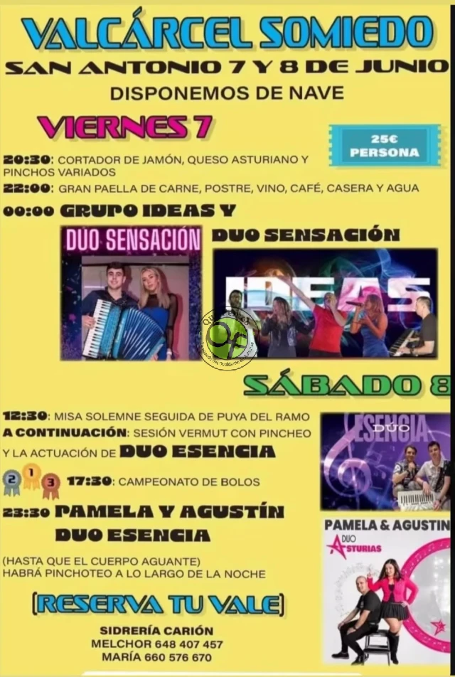 Fiestas de San Antonio 2024 en Valcárcel