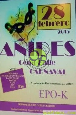 Carnaval 2015 en Añides