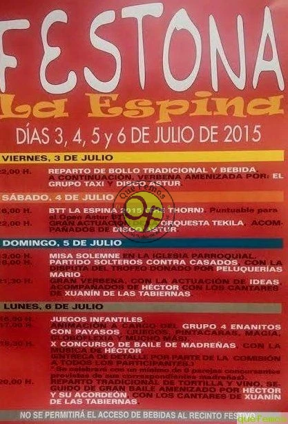 La Festona 2015 en La Espina