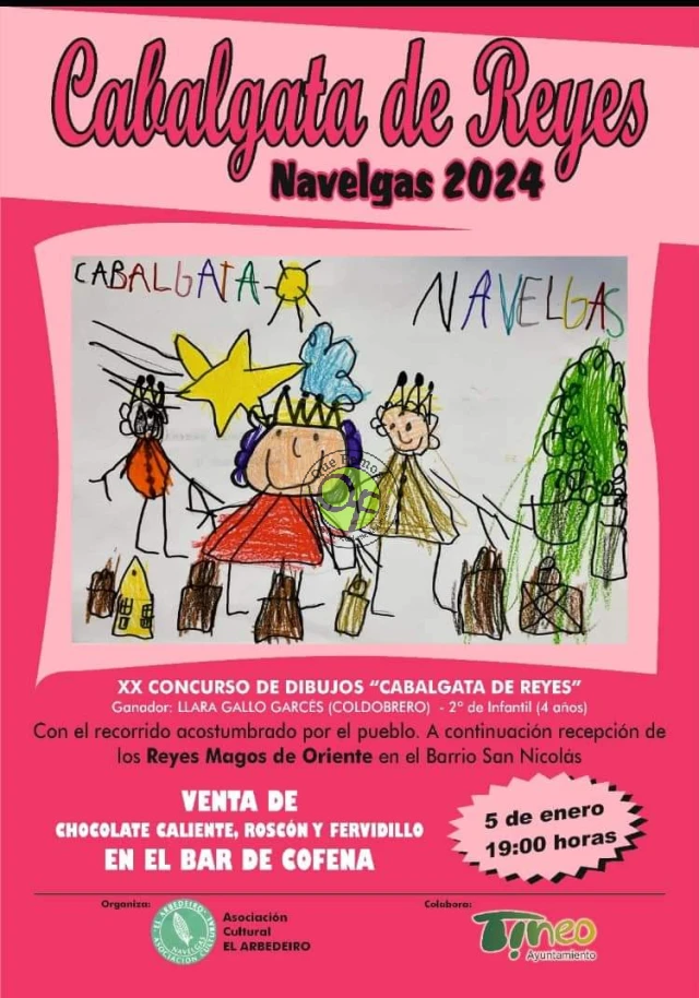 Cabalgata de Reyes 2024 en Navelgas