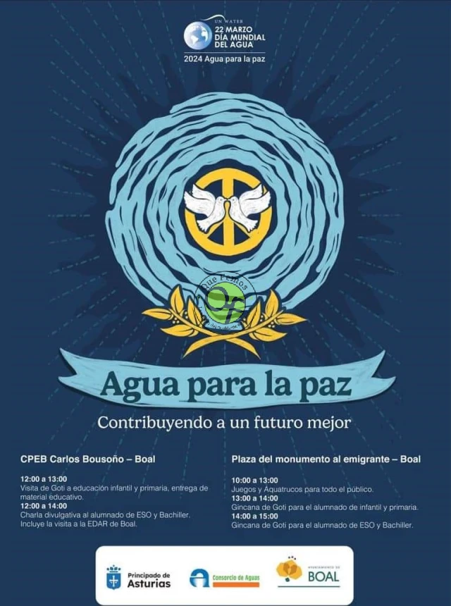 El Día del Agua para la Paz 2024, se celebra en Boal