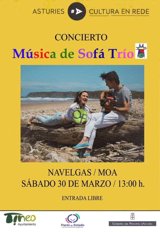 Concierto de Música de Sofá Trío en Navelgas