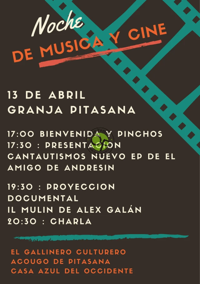 Noche de música y cine en Armal