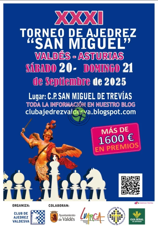 Torneo de Ajedrez San Miguel en Trevías 2025