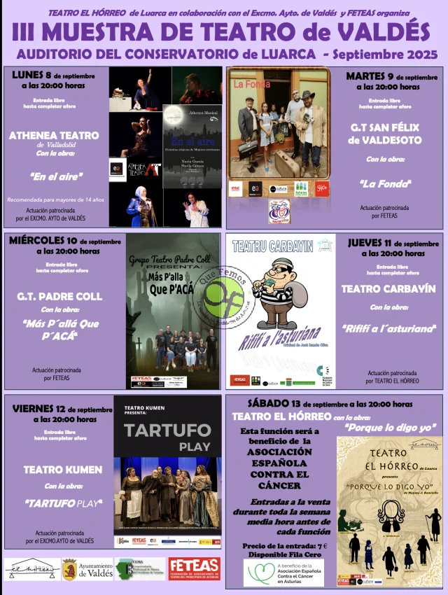 III Muestra de Teatro de Valdés 2025