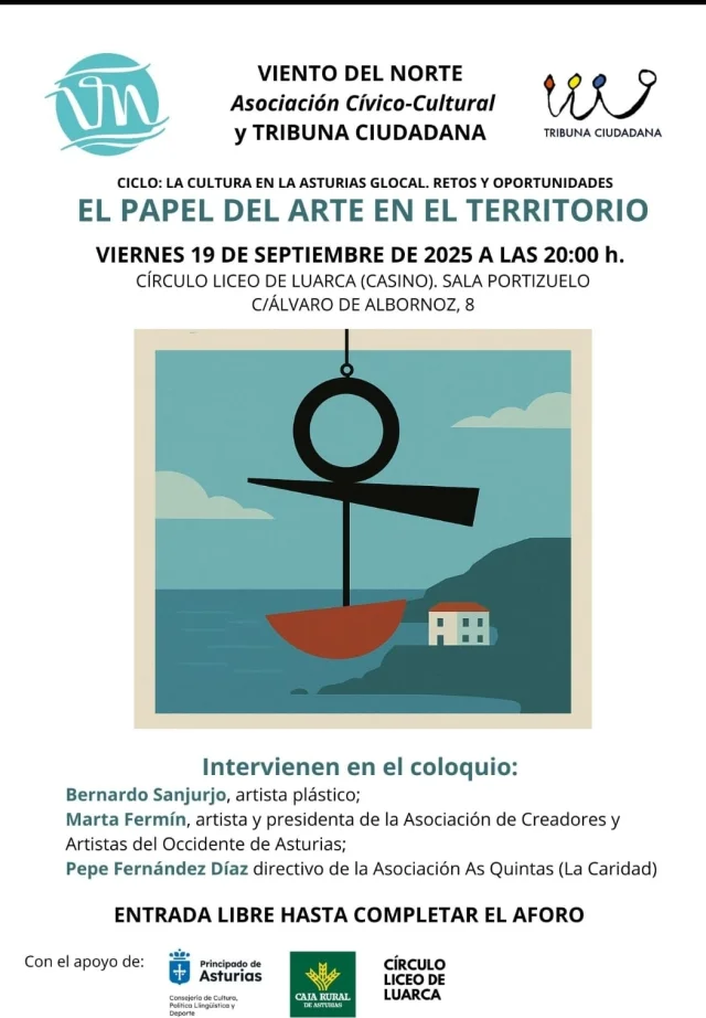 Luarca acogerá un coloquio sobre el papel del arte en el territorio