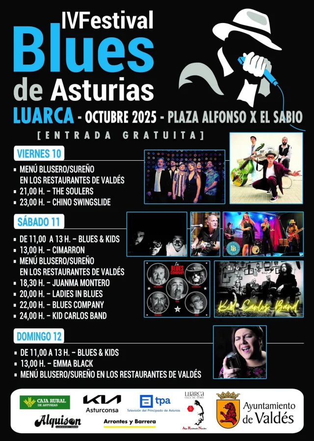 Festival de Blues de Asturias 2025 en Luarca