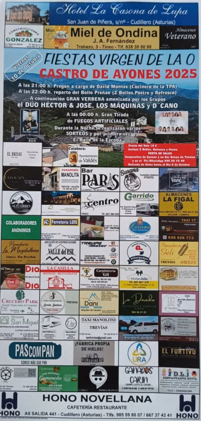 Fiestas de la Virgen de la O 2025 en Castro de Ayones