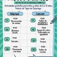 Centro de Día de Menores Chiribitas en Tapia: octubre 2025