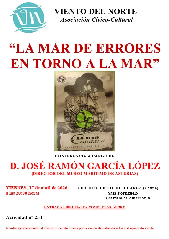 Conferencia en Luarca: