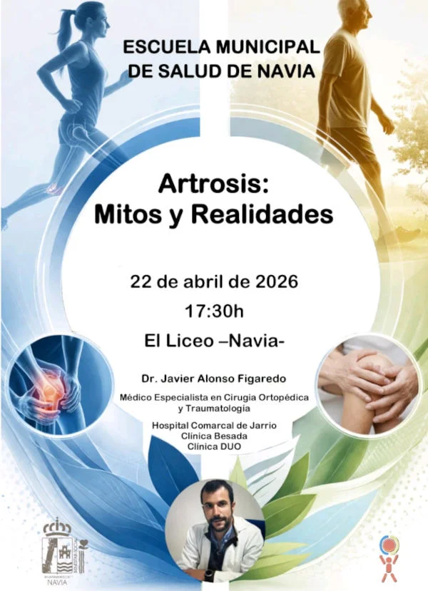 Charla sobre la artrosis en la Escuela de Salud de Navia