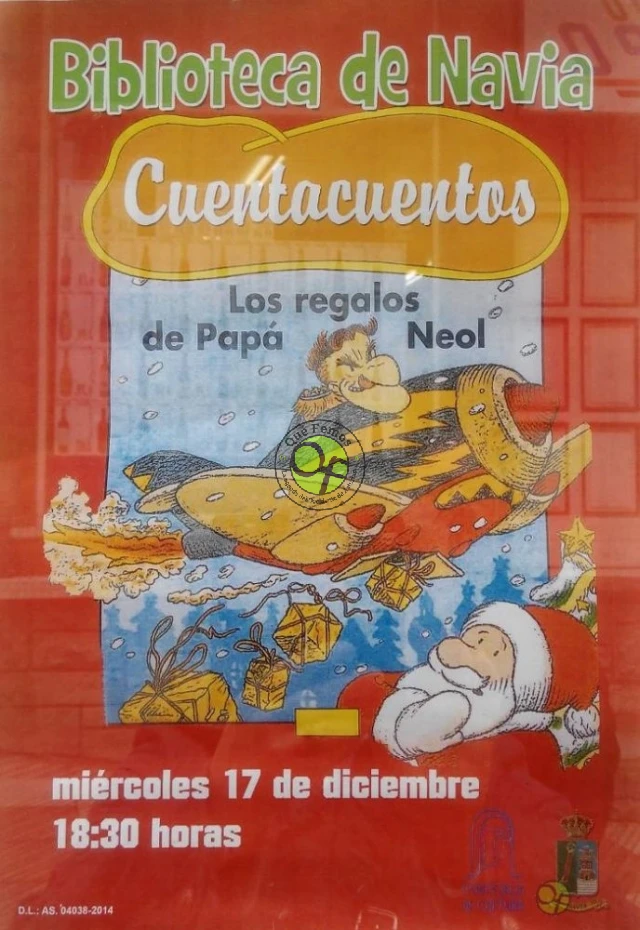 Cuentacuentos en Navia: Los regalos de Papá Noel