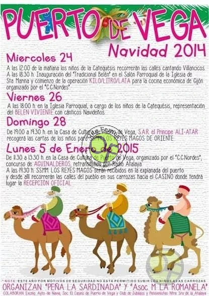 Navidad en Puerto de Vega y Cabalgata de Reyes 2015