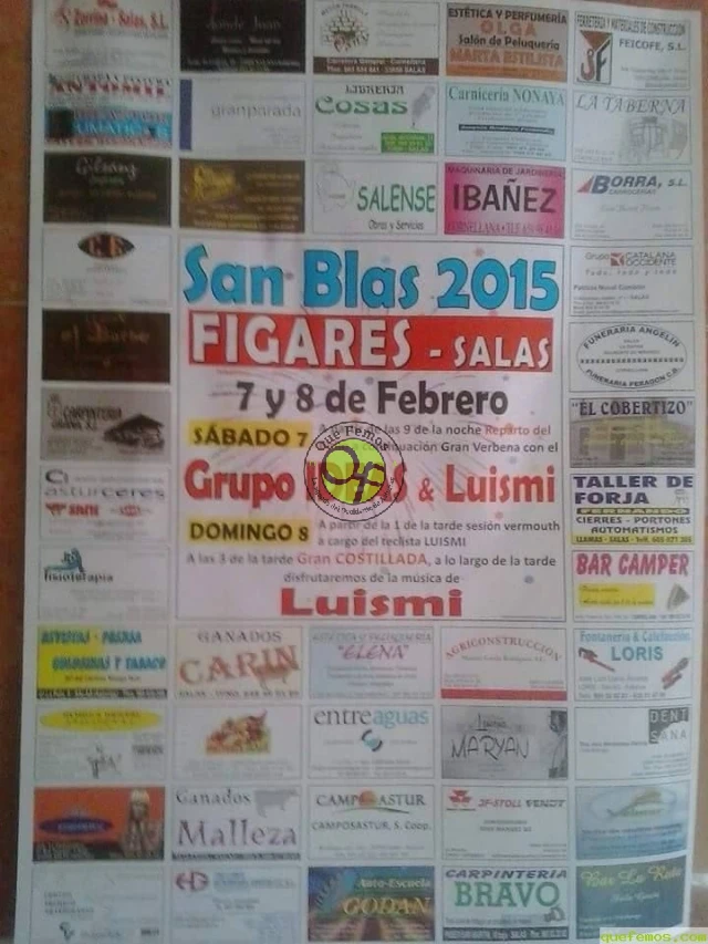 Fiestas de San Blas 2015 en Figares