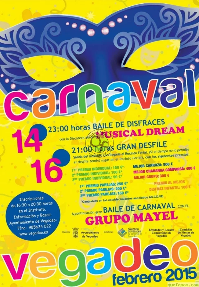 Carnaval 2015 en Vegadeo