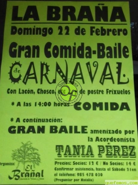 Carnaval 2015 en La Braña