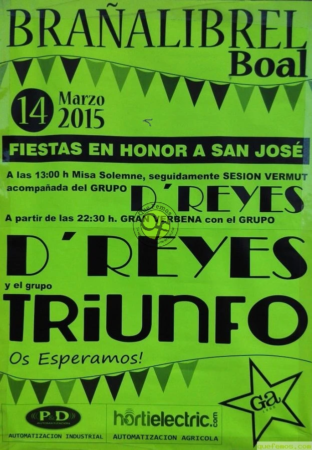Fiestas de San José 2015 en Brañallibrel