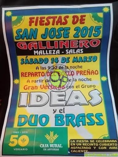 Fiestas de San José 2015 en Gallinero
