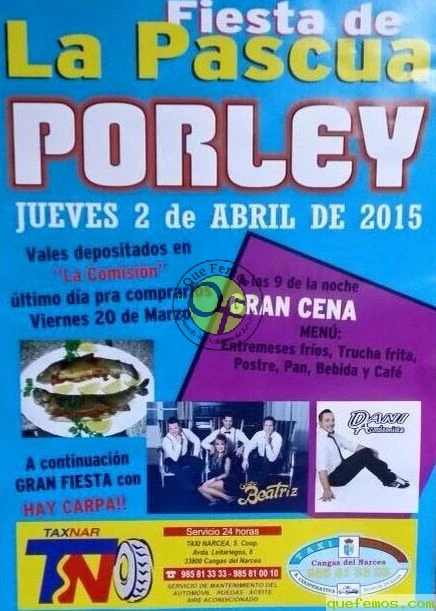 Fiesta de La Pascua 2015 en Porley