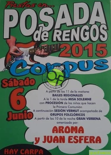 Corpus 2015 en Posada de Rengos