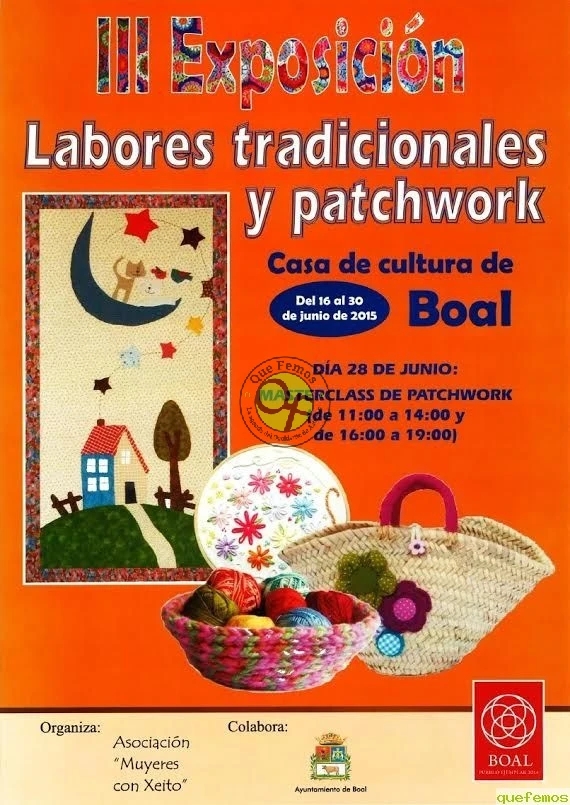 III Exposición de labores tradicionales y patchwork en Boal