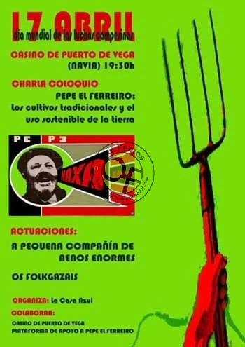 Pepe el Ferreiro en el Día Mundial de las Luchas Campesinas