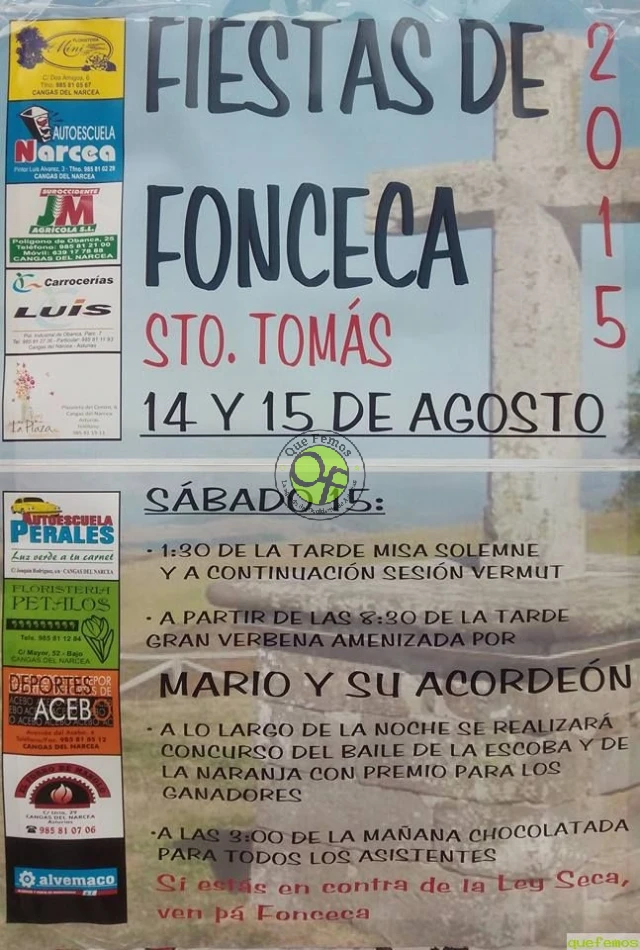 Fiestas de Santo Tomás 2015 en Fonceca