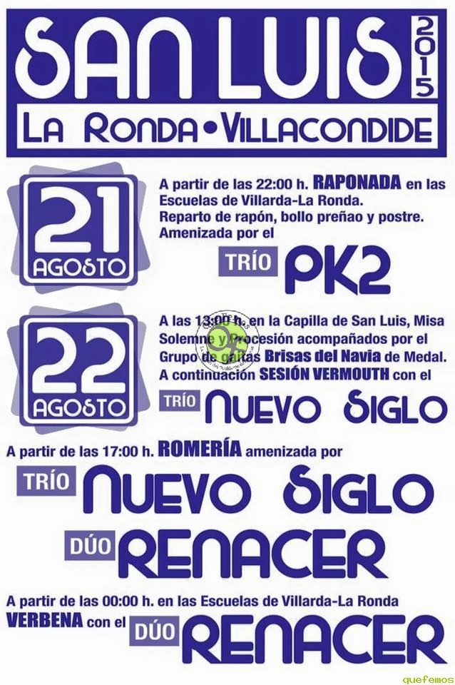 Fiestas de San Luis 2015 en La Ronda
