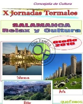 X Jornadas Termales, Tapia viaja a Salamanca