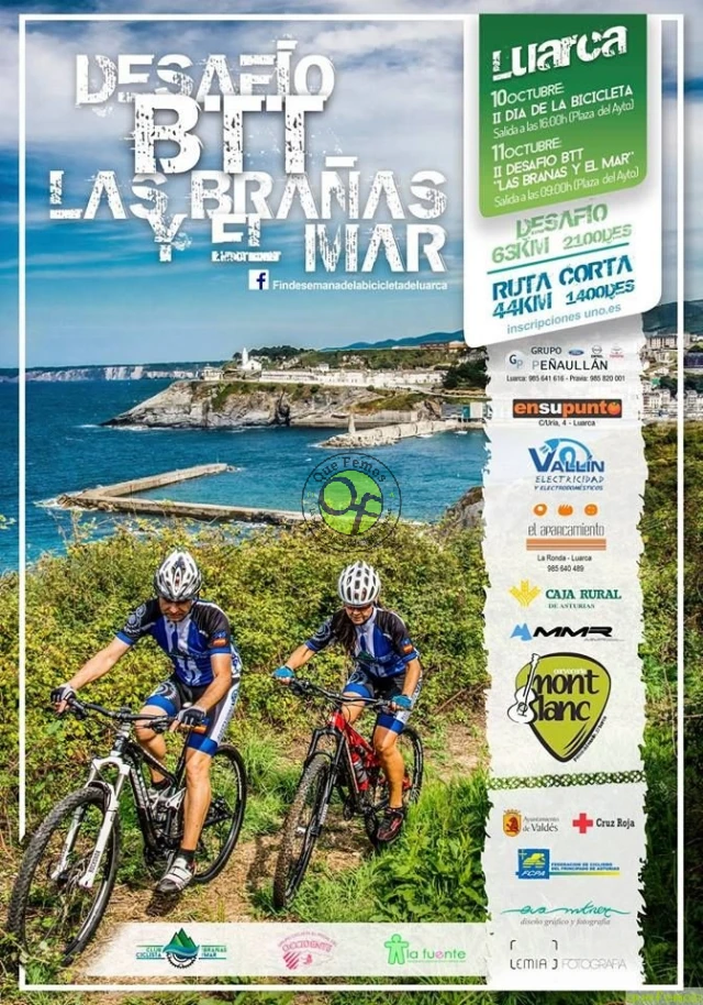 II Desafío BTT las Brañas y el Mar y II Día de la Bicicleta 2015 en Luarca