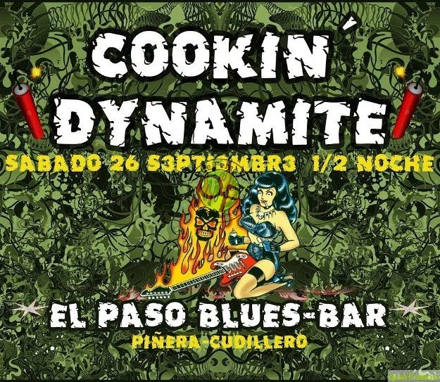 Concierto de Cookin' Dynamite en El Paso Blues Bar