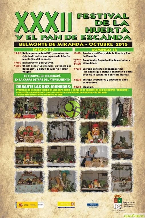 XXXII Festival de la Huerta y el Pan de Escanda en Belmonte de Miranda