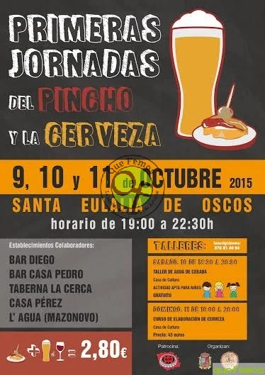 I Jornadas del Pincho y la Cerveza en Santalla 2015