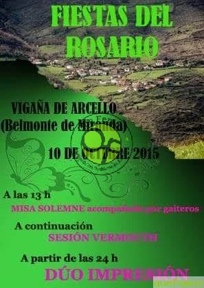 Fiestas del Rosario 2015 en Vigaña de Arcello