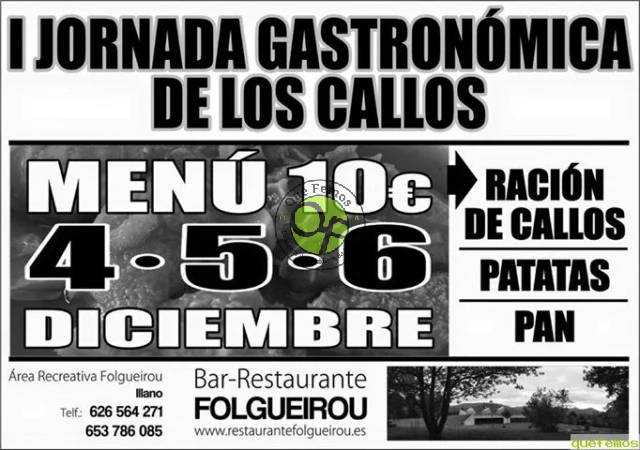 I Jornada Gastronómica de los Callos en Restaurante Folgueirou 2015