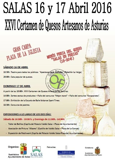 XXVI Certamen de Quesos Artesanos de Asturias en Salas 2016