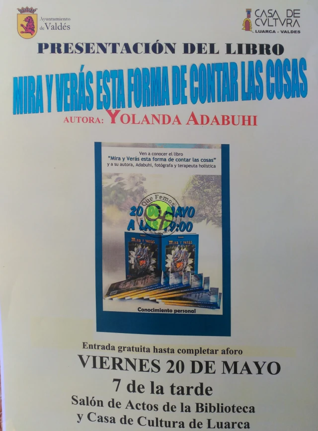 Yolanda Adabuhi presenta libro en Luarca