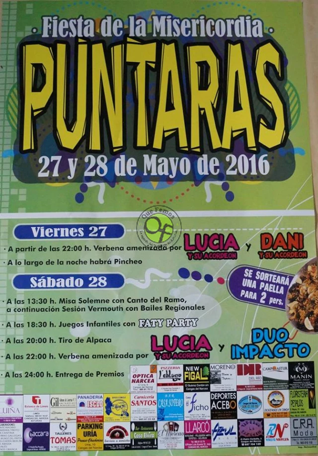 Fiesta de la Misericordia 2016 en Puntarás