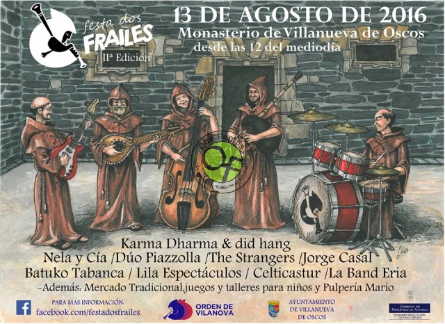 II Festa dos Frailes 2016 en Villanueva de Oscos