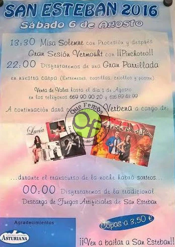 Fiestas de San Esteban 2016 en Relamiego