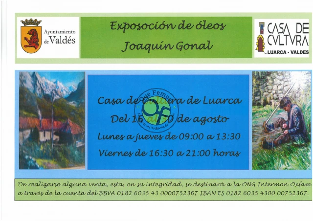 Exposición de Joaquín Gonal en Luarca