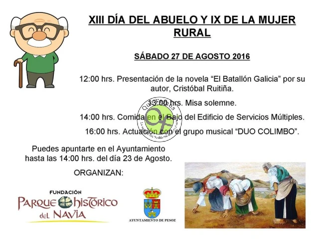 XIII Día del Abuelo y el IX Día de la Mujer Rural 2016 en Pesoz