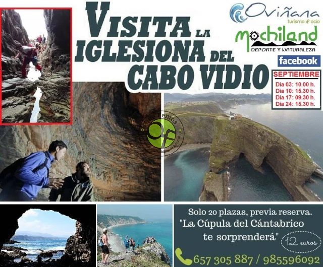 Visitas a la Iglesiona del Cabo Vidio: septiembre 2016