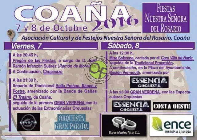 Fiestas del Rosario 2016 en Coaña